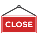 Open and closed sign 3 icon