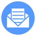 Open Envelope Letter icon