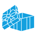 Open gift box icon