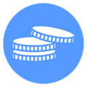 Overlapping Coin Stacks icon