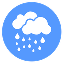 Overlapping Rain Clouds icon