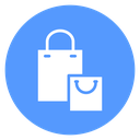 Overlapping Shopping Bags icon