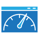 Page speed Color Filled icon