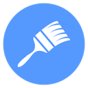 Paint Brush Color Filled icon