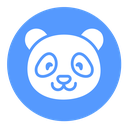 Panda Color Filled icon
