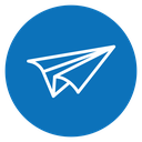 Paper plane icon