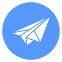 Paper Plane Color Filled icon