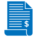 Paper receipt icon