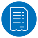 Paper receipt icon