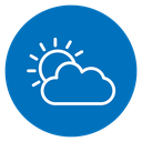 Partially cloudy icon