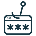 Password phishing icon