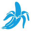 Peeled banana icon