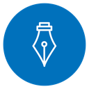 Pen nib 2 icon