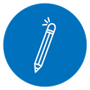Pencil Writing Color Filled icon