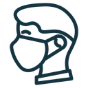 Person in mask icon