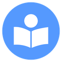 Person Reading Book Color Filled icon