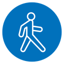 Person walking icon