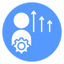 Personal Development Growth Color Filled icon