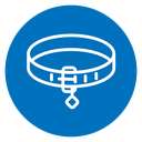 Pet collar icon