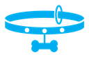 Pet collar icon