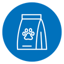 Pet food bag icon