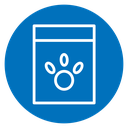 Pet food package icon
