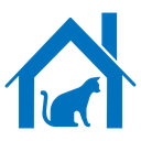 Pet shelter icon
