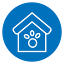 Pet shelter icon