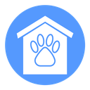 Pet shelter Color Filled icon