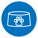 Pets bowl icon