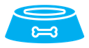 Pets bowl icon