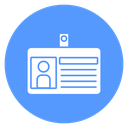 Photo ID Badge icon