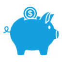 Piggy bank icon