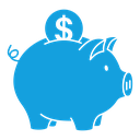 Piggy bank icon