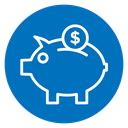 Piggy bank 7 icon
