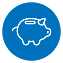 Piggy bank icon