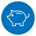 Piggy bank icon