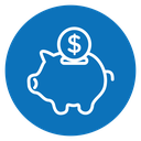 Piggy bank icon