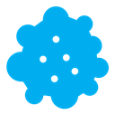 Pigment Powder Blob Color Filled icon
