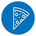Pizza slice icon