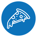 Pizza slice icon