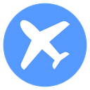 Plane Color Filled icon