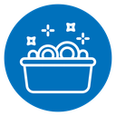 Plate washing icon