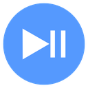 Play Pause Color Filled icon