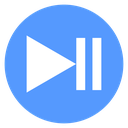 Play Pause Color Filled icon