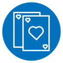 Playing cards icon