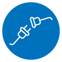 Plug connection icon