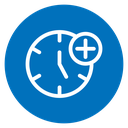 Plus hours icon
