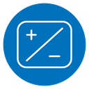 Plus minus 2 icon