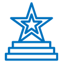 Podium star 2 icon
